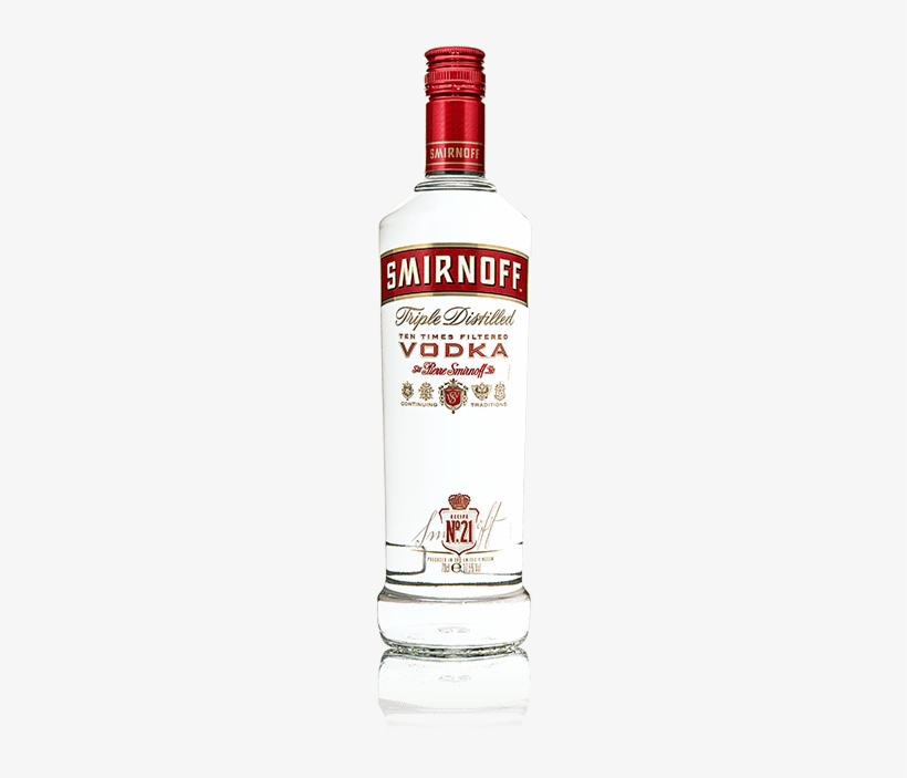 1 Spirits Brand - Smirnoff Vodka Red No. 21 80@, transparent png download