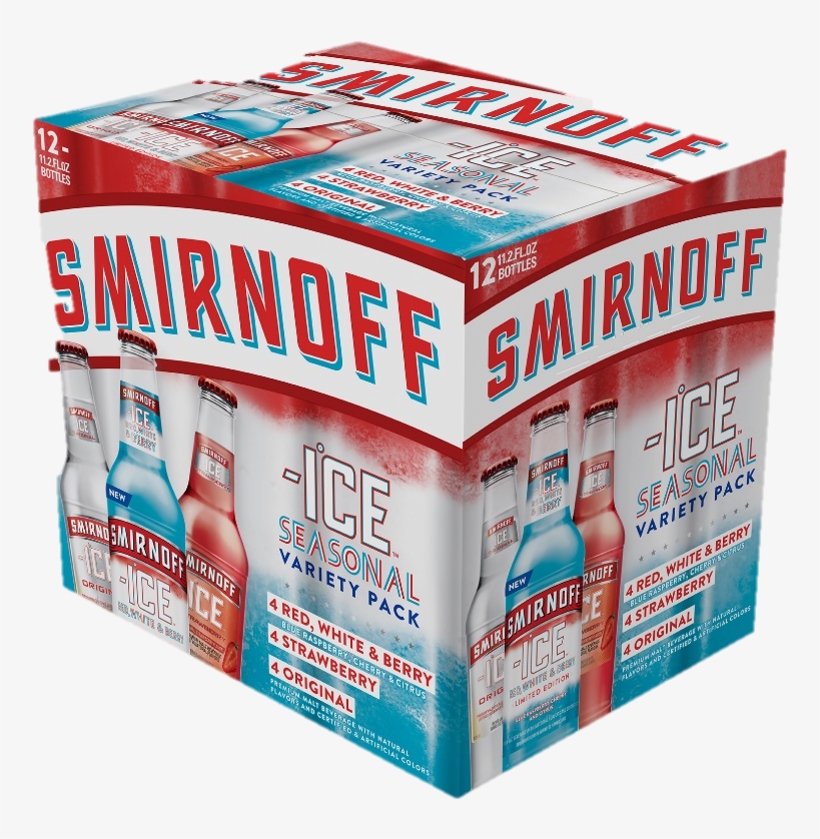 Smirnoff Variety Spring Summer 2017 - Red White And Blue Smirnoff Ice, transparent png download