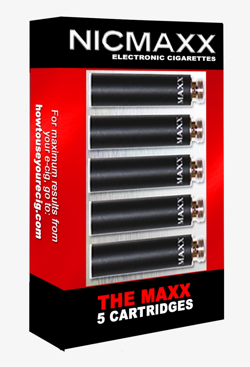 Nicmaxx "the Maxx" Cartridge Pack - Electronic Cigarette, transparent png download
