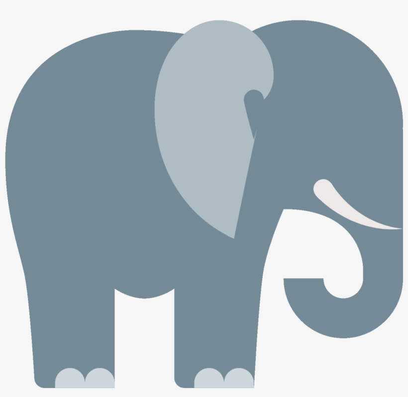 This Is A Picture Of An Elephant From A Side View - Elephant Icon, transparent png download