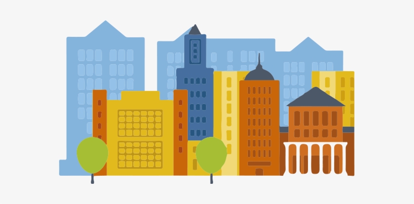 Edificios / Condominios / Empresas / Colegios - Illustration, transparent png download