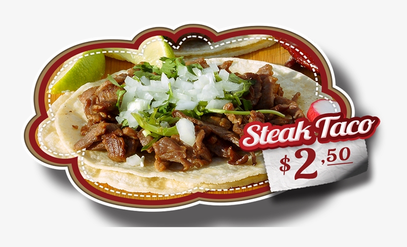 Tacos De Bistec - Korean Taco, transparent png download