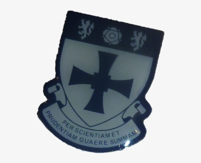 John Snow College Enamelled Pin Badge, transparent png download
