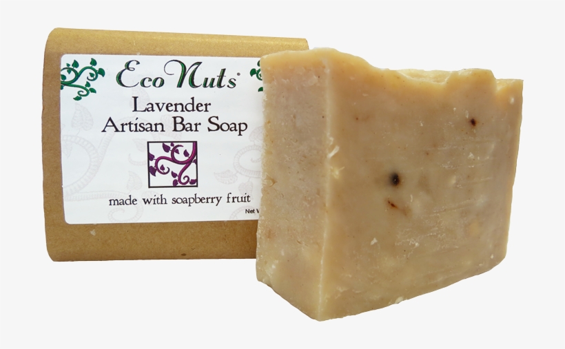 A Gentle Castile Body And Hand Bar Soap, Lightly Scented - Eco Nuts - Soap Nut Body Bar Lavender - 5.2 Oz., transparent png download