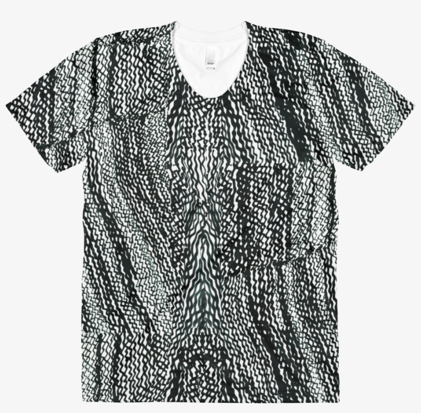 Scribbles Men's Black And White High Top Canvas Sneakers, transparent png download