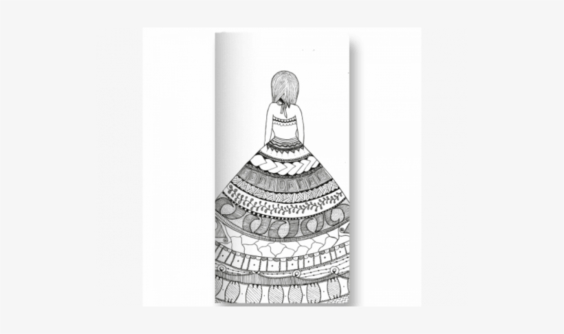 Doodle Girl Scribble Pads - Girl Doodle, transparent png download