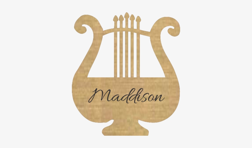 Lyre Shaped Name Tag - Botanical Mandalas Coloring Book For Adults - Antistress, transparent png download