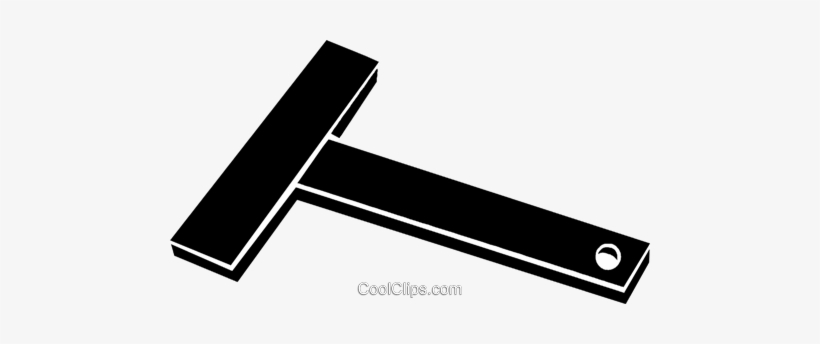 T-square Royalty Free Vector Clip Art Illustration - Illustration, transparent png download