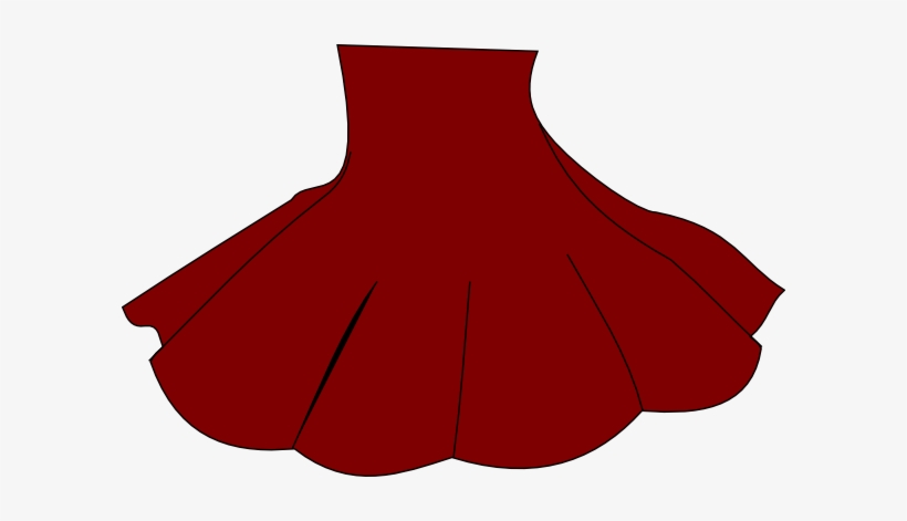 Skirt Red Clipart - Red Skirt Clipart Transparent, transparent png download