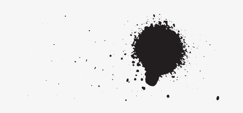 Blob Of Black Spraypaint - Essay, transparent png download