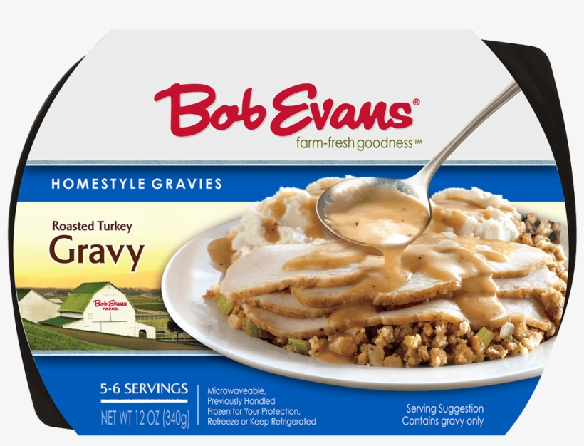 Bob Evans Roasted Turkey Gravy 12 Oz. Bowl, transparent png download