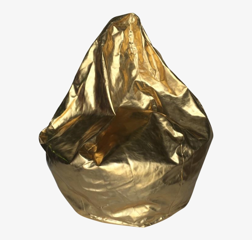 Gold Beanbag, transparent png download
