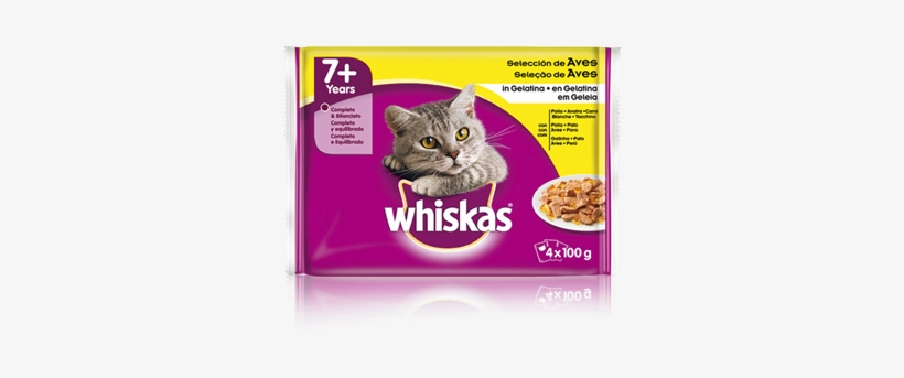Whiskas® 7 Años - Adult Fish Selection In Jelly Whiskas, transparent png download