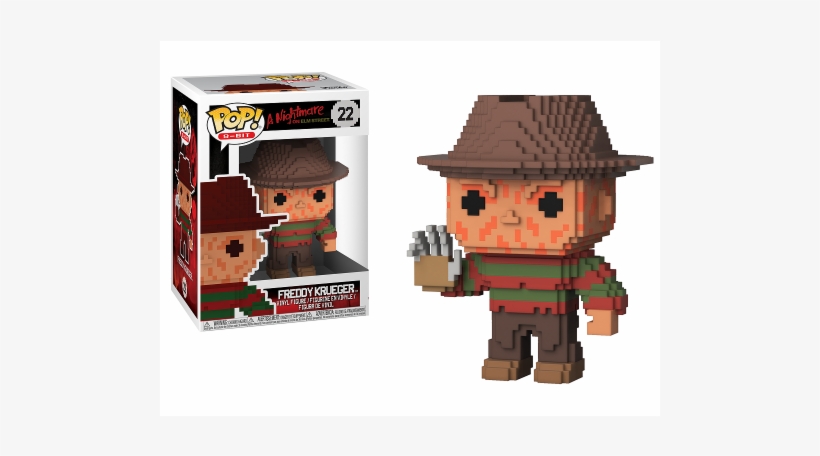 8-bit 22 A Nightmare On Elm Street Freddy Krueger Pop - Freddy Krueger Pop, transparent png download