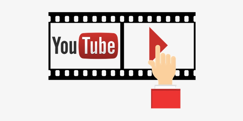 Hand, Touch, You, Tube, You Tube, Icon, Play Button - Youtube Adwords Png, transparent png download
