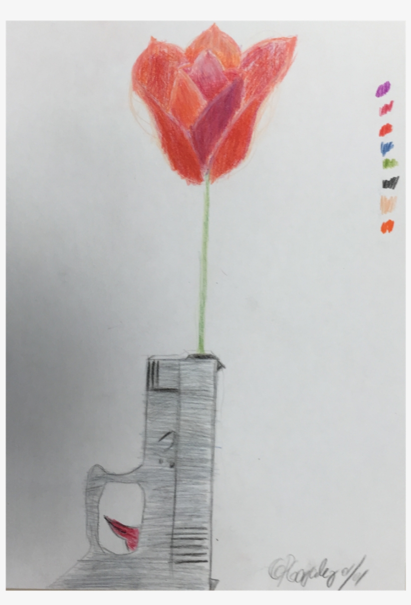 This Is The Third Art Piece Assembled By Me On This - Tulip, transparent png download