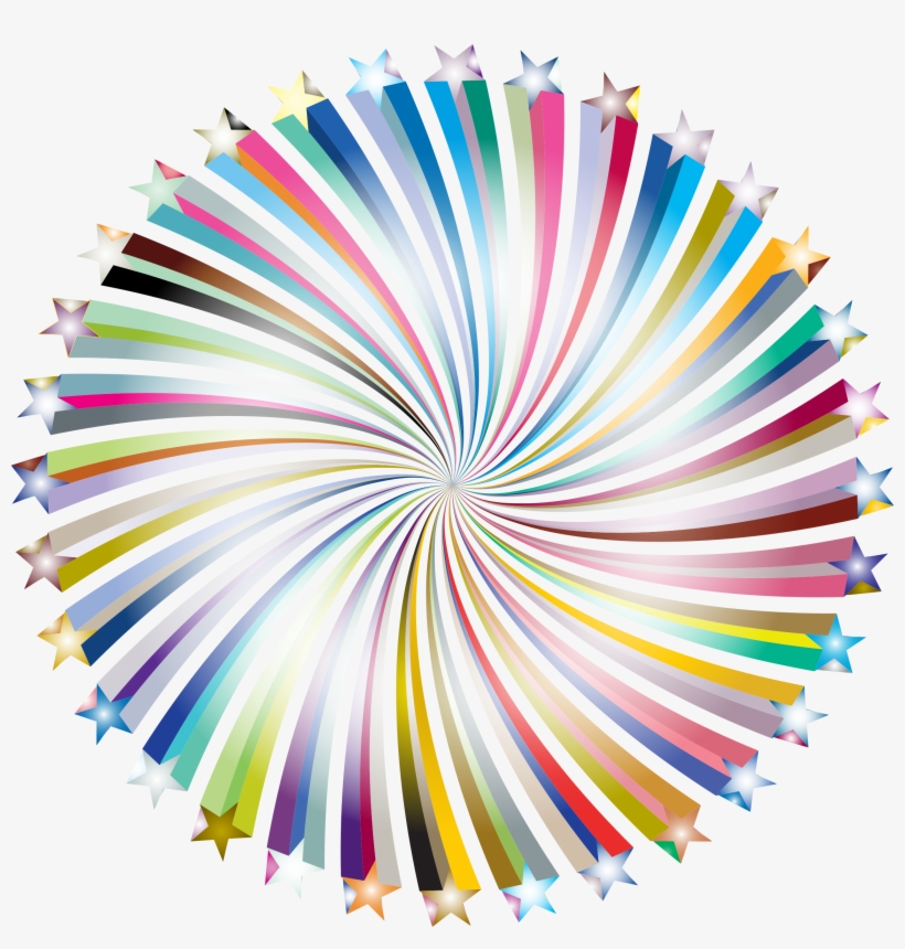 Jpg Stock Clipart Prismatic Vortex Mark Ii Big Image - Rainbow Starburst Png, transparent png download
