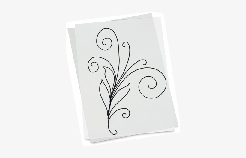 Place It Under A Piece Of Adhesive Film And Trace It - Sketch, transparent png download