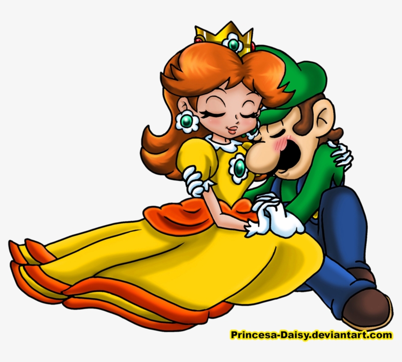 453kib, 800x825, Luigi - Luigi And Princess Daisy, transparent png download