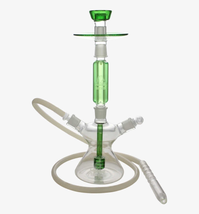 Pharaoh's Glacier Hookah Green - Pharaoh Glass Hookah, transparent png download