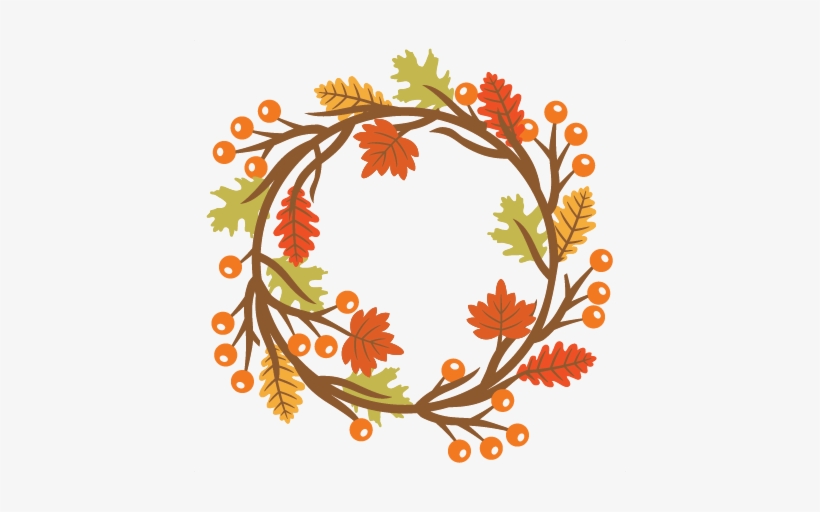 Https - //www - Misskatecuttables - Com/uploads/shopping - Free Clip Art Fall Wreath, transparent png download