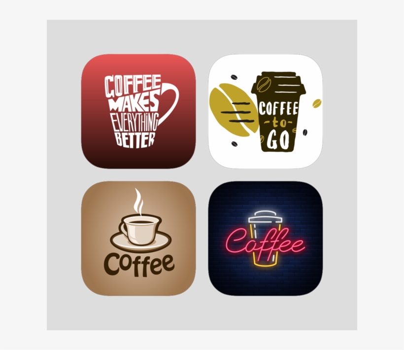 Coffee Lovers All In One Stickers Bundle On The App - Coffee Cup, transparent png download