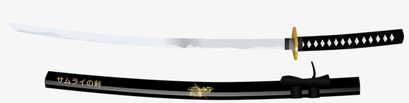 A Samurai Carries An Assortment Of Weapons, But Basically - Katana Withot Backgrond, transparent png download
