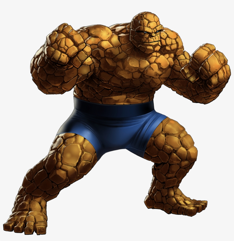 Thing Png Transparent Image - Avengers Alliance Fantastic Four, transparent png download