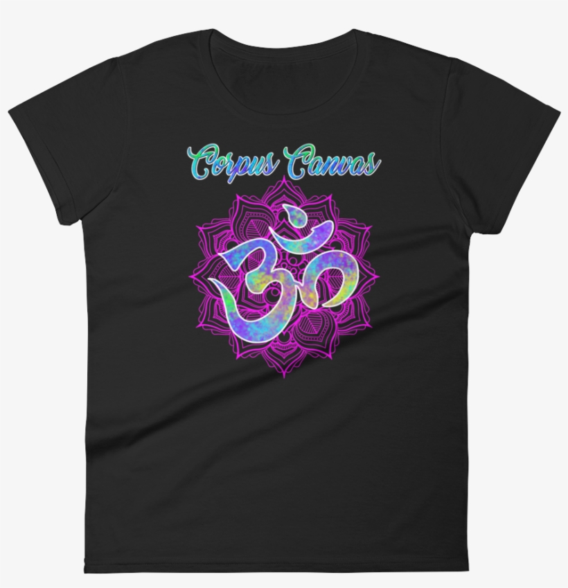 Image Of Watercolor Om Mandala - Drag Kitty With Wig 3 - T-shirts, transparent png download
