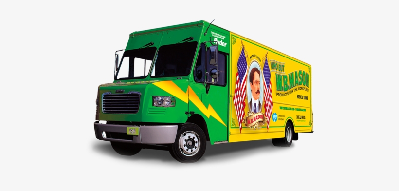 The Fleet Goes Green - Wb Mason Electric Truck, transparent png download