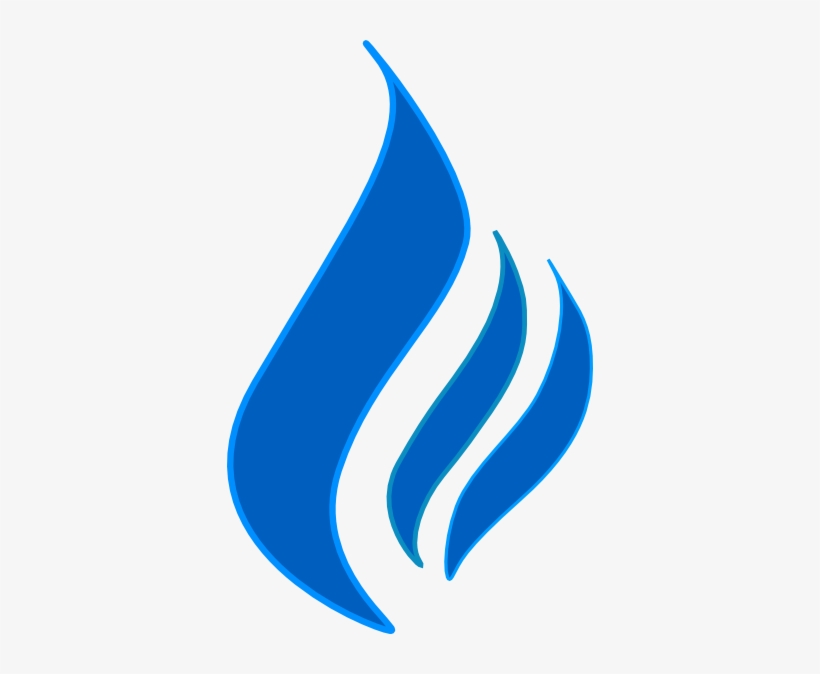 Blue Flame Clipart, transparent png download