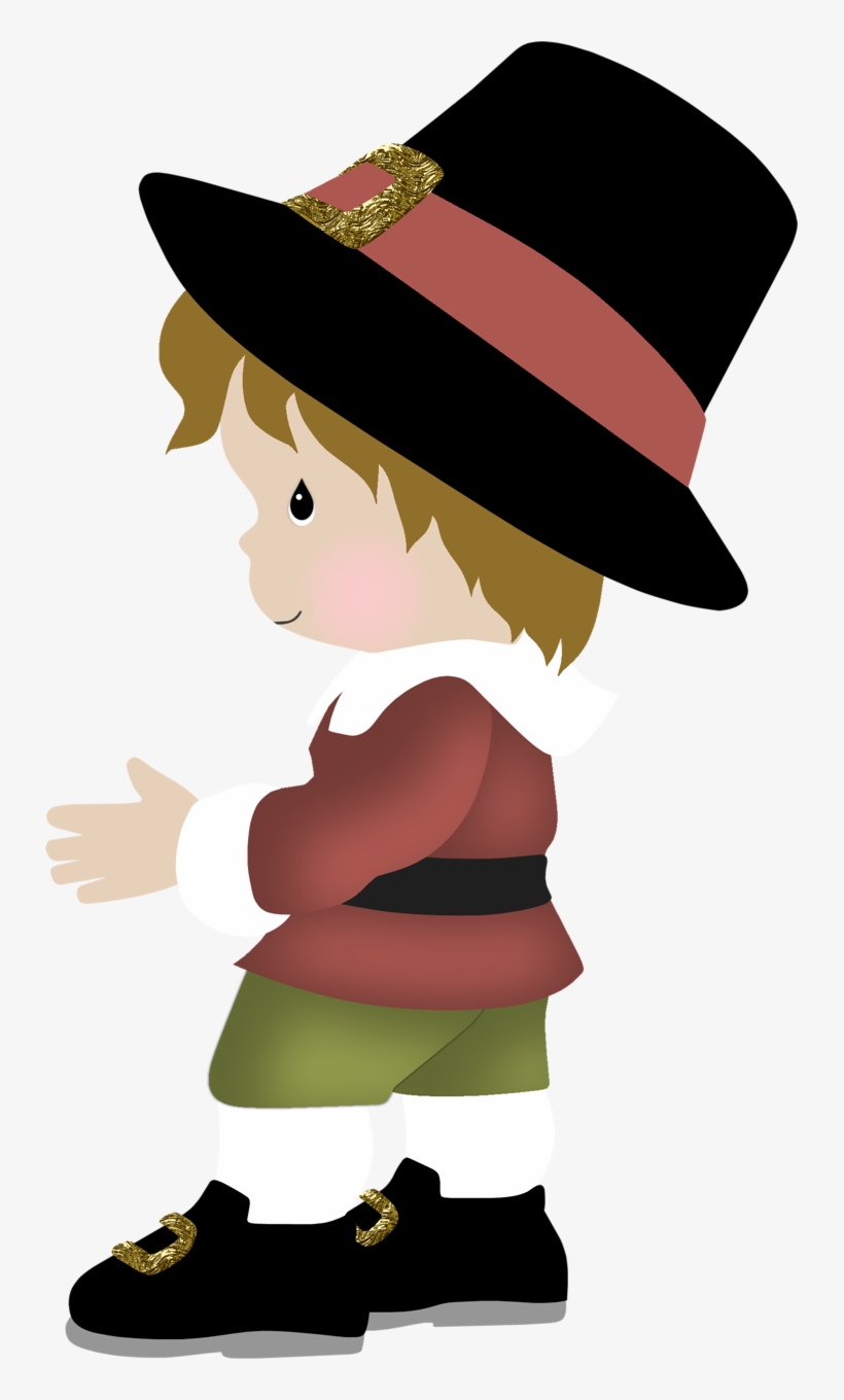 Elements - 3drose Pilgrim Boy With Pumpkin , Mouse Pad, 8 By 8, transparent png download