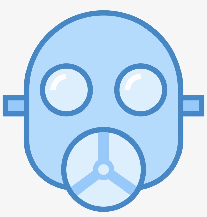 Gas Mask Icon - Mask, transparent png download