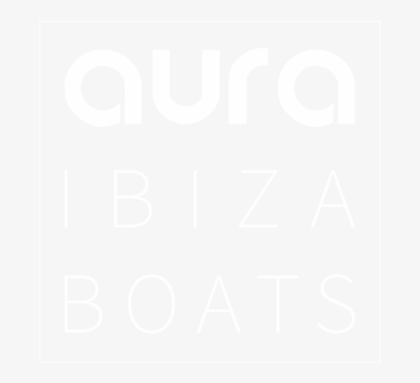 Aura Ibiza Boats Logo White - Poster, transparent png download