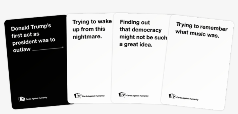 Cards Against Humanity Vows To Slow Border Wall Construction, - Cards Against Humanity Answers, transparent png download