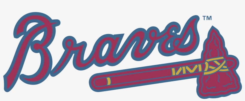 Atlanta Braves 2 Logo Png Transparent - Baseball Team Logos Png, transparent png download