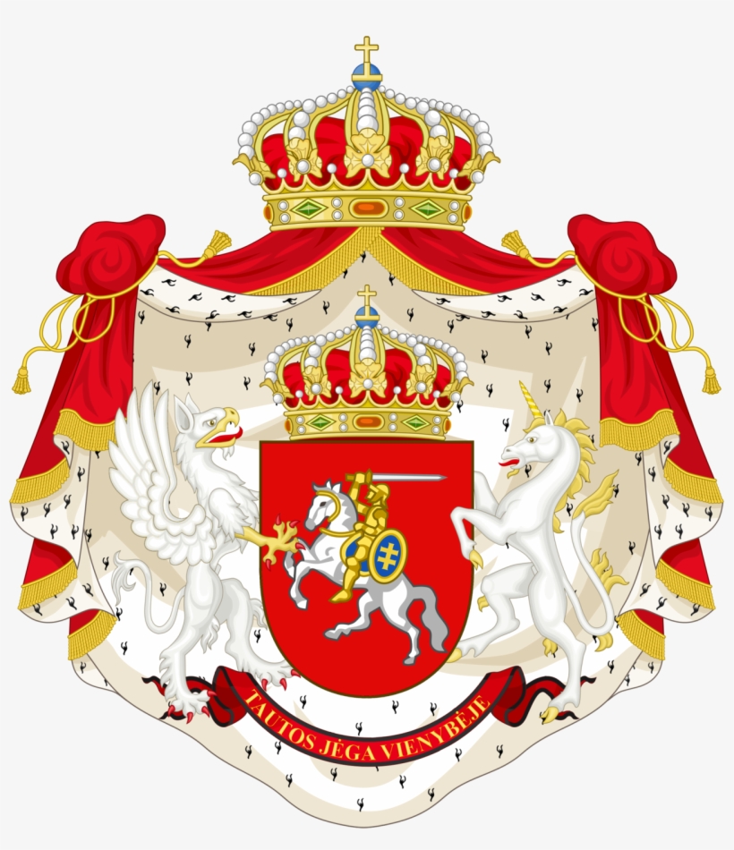 Coat Of Arms Of The Kingdom Of Lithuania By Tiltschmaster-d6x6o49 - Kingdom Coat Of Arms, transparent png download