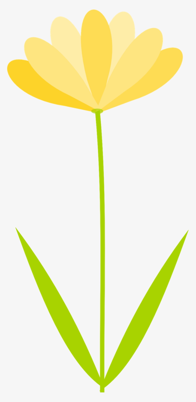 Yellow Flower Clipart Scrapbook Png - Clip Art, transparent png download