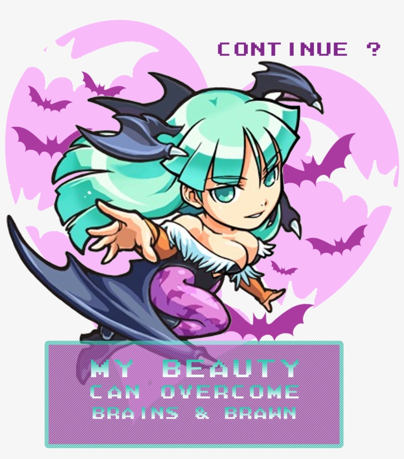 Pug Watercolor Paintings - Chibi Morrigan, transparent png download