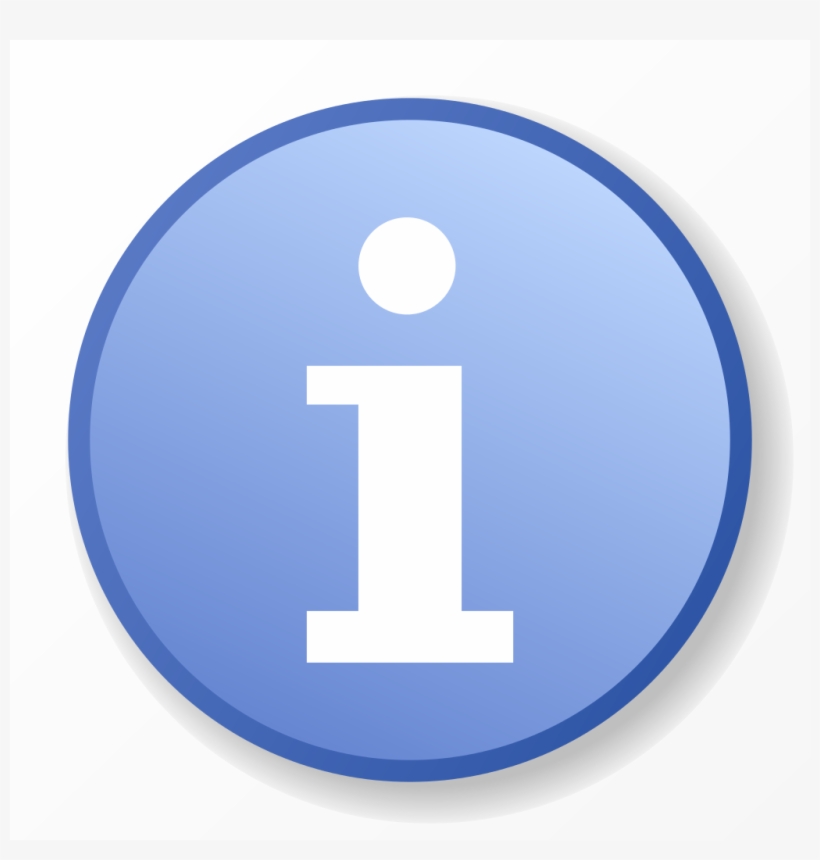 Information Icon With Gradient Background - Information Icon Red, transparent png download