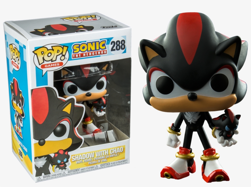 Sonic The Hedgehog - Shadow With Chao Pop, transparent png download