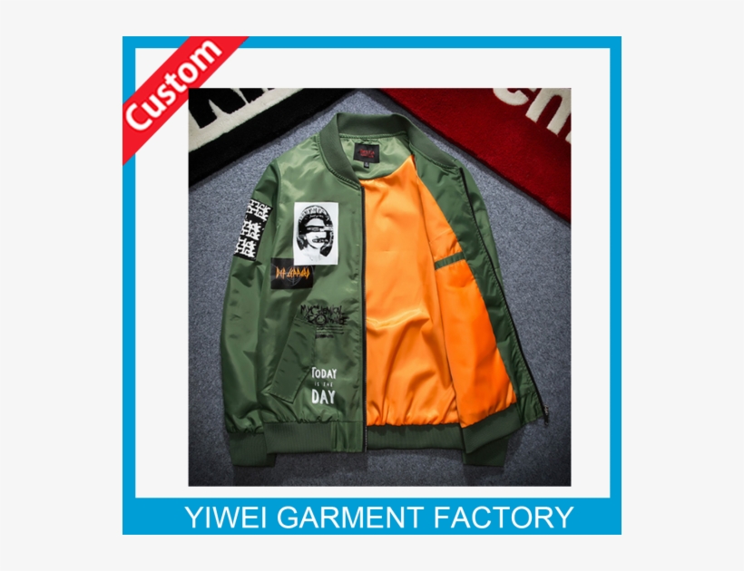 Square - Custom Bomber Jacket Embroidery, transparent png download