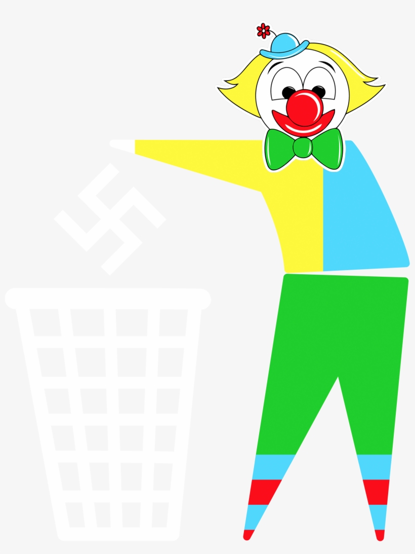 Antifa-clown - Tshirt Anti Religion, transparent png download