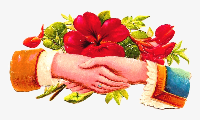 Wedding Clipart Hand - Wedding Hand Clip Art, transparent png download