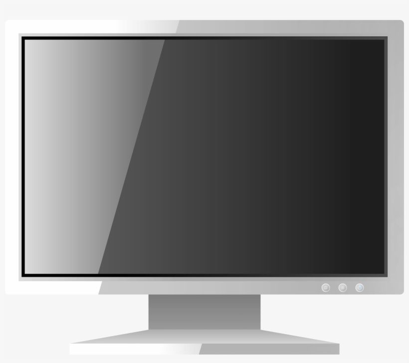 Flat Screen Tv Png - Lcd Monitor Png, transparent png download