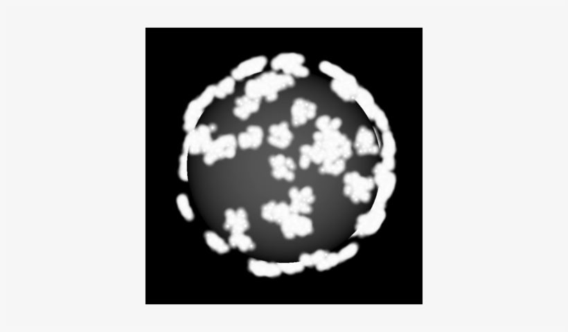 Cloud Circles Faded - Faded, transparent png download