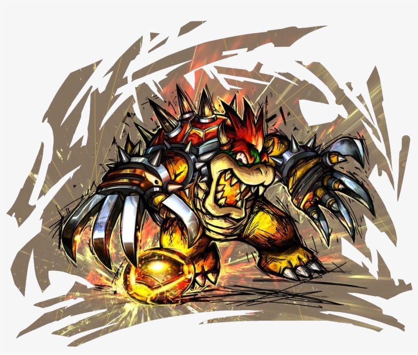 Msc Bowser - Mario Striker Charged Football, transparent png download