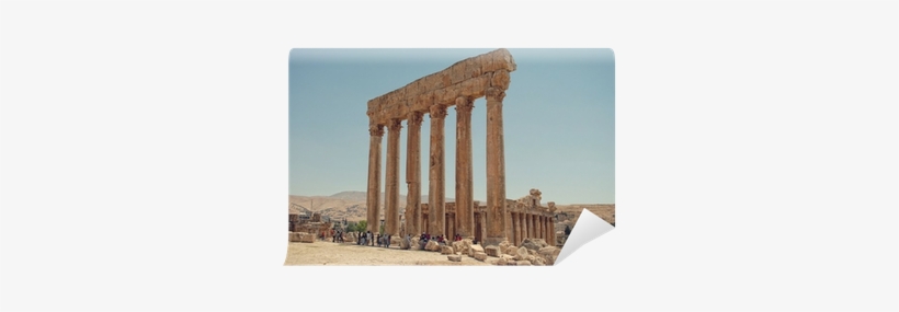 Jupiter's Temple Ancient Roman Columns, Baalbek, Lebanon - Temple Of Jupiter, transparent png download