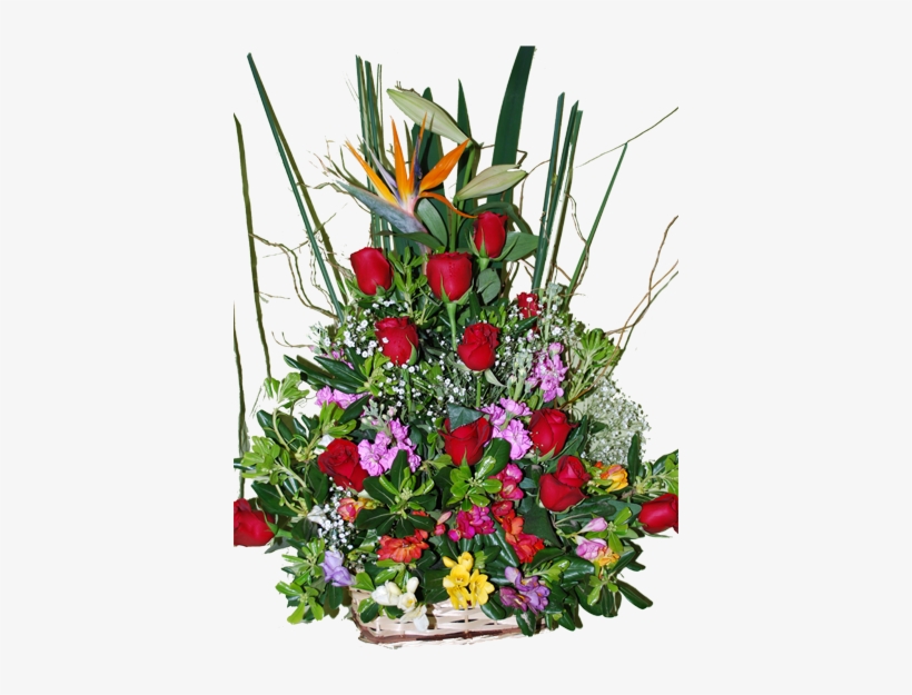 Canasta De Rosas - Bouquet, transparent png download