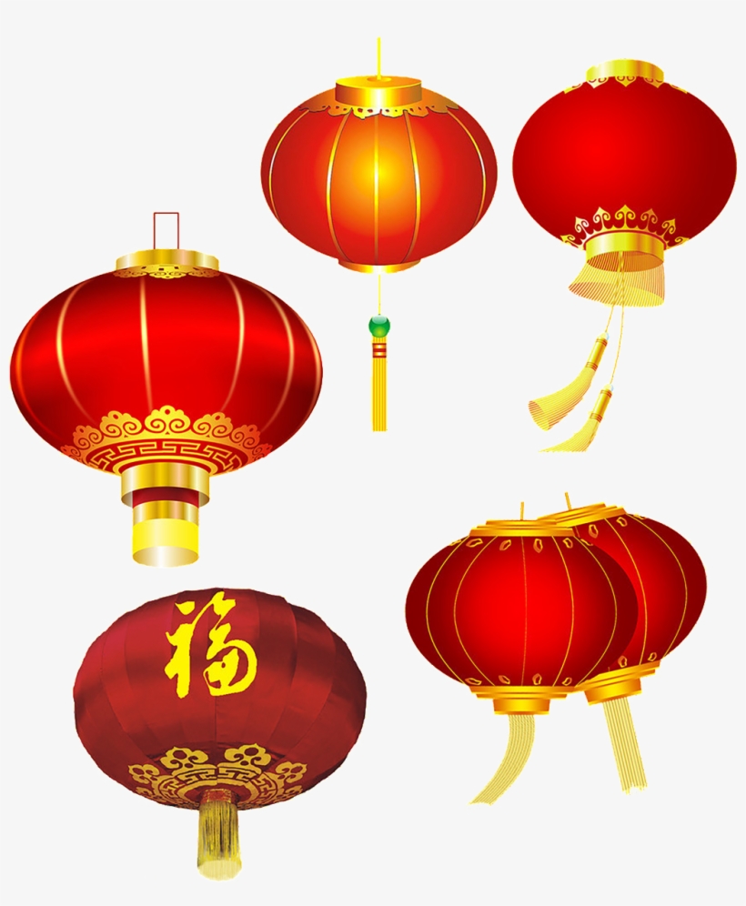 All Kinds Of Red Lanterns To Celebrate Festivals In - 燈籠 素材 中國, transparent png download
